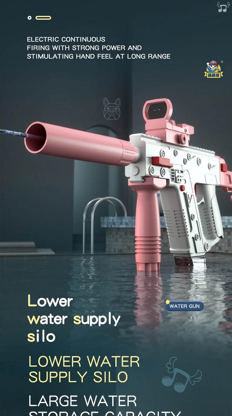 Electric Water Gun Automatic Squirt Guns Large Capacity Battery-Powered Toy - ToylandEU