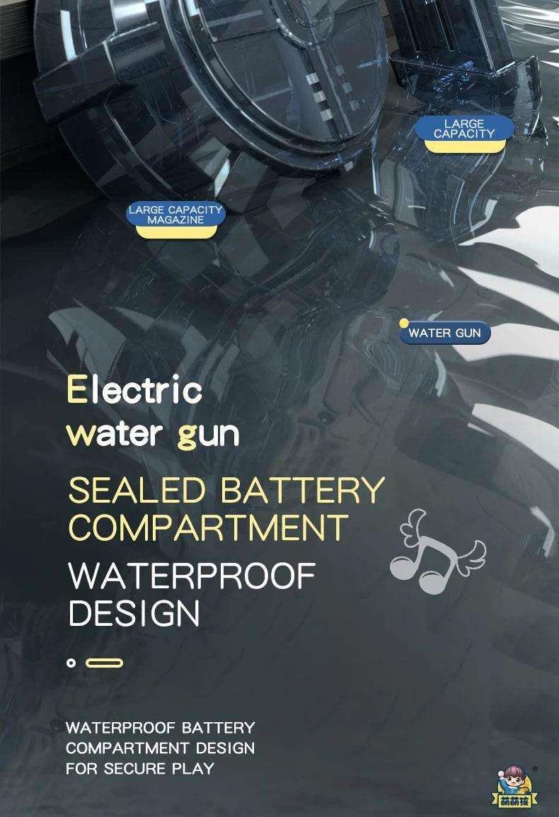 Electric Water Gun Automatic Squirt Guns Large Capacity Battery-Powered Toy - ToylandEU