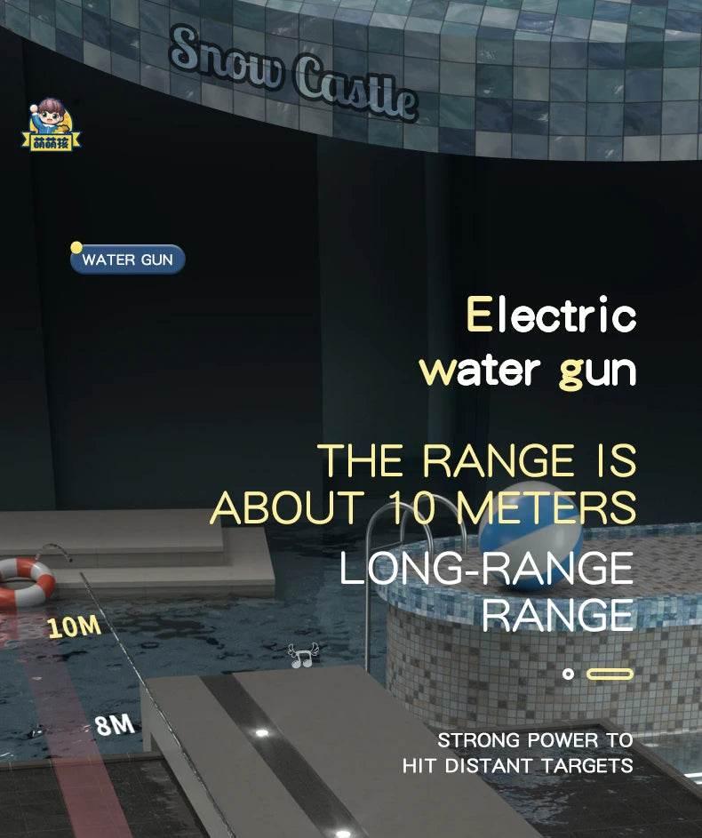 Electric Water Gun Automatic Squirt Guns Large Capacity Battery-Powered Toy - ToylandEU