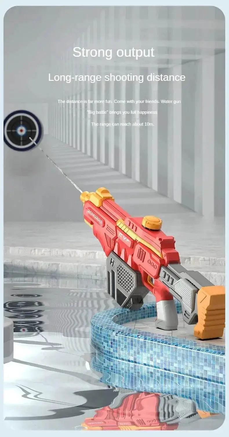 Electric Burst Water Gun for Children Automatic Absorb Water Continuous Firing Summer Outdoor Pool Fight Games Water Guns Toys -  ToylandEU™