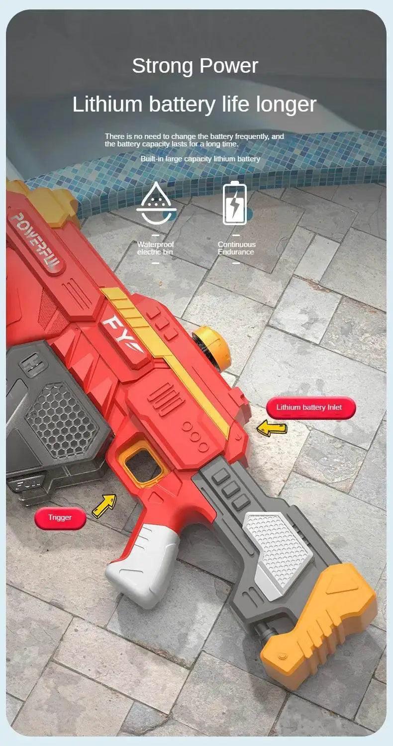 Electric Burst Water Gun for Children Automatic Absorb Water Continuous Firing Summer Outdoor Pool Fight Games Water Guns Toys -  ToylandEU™