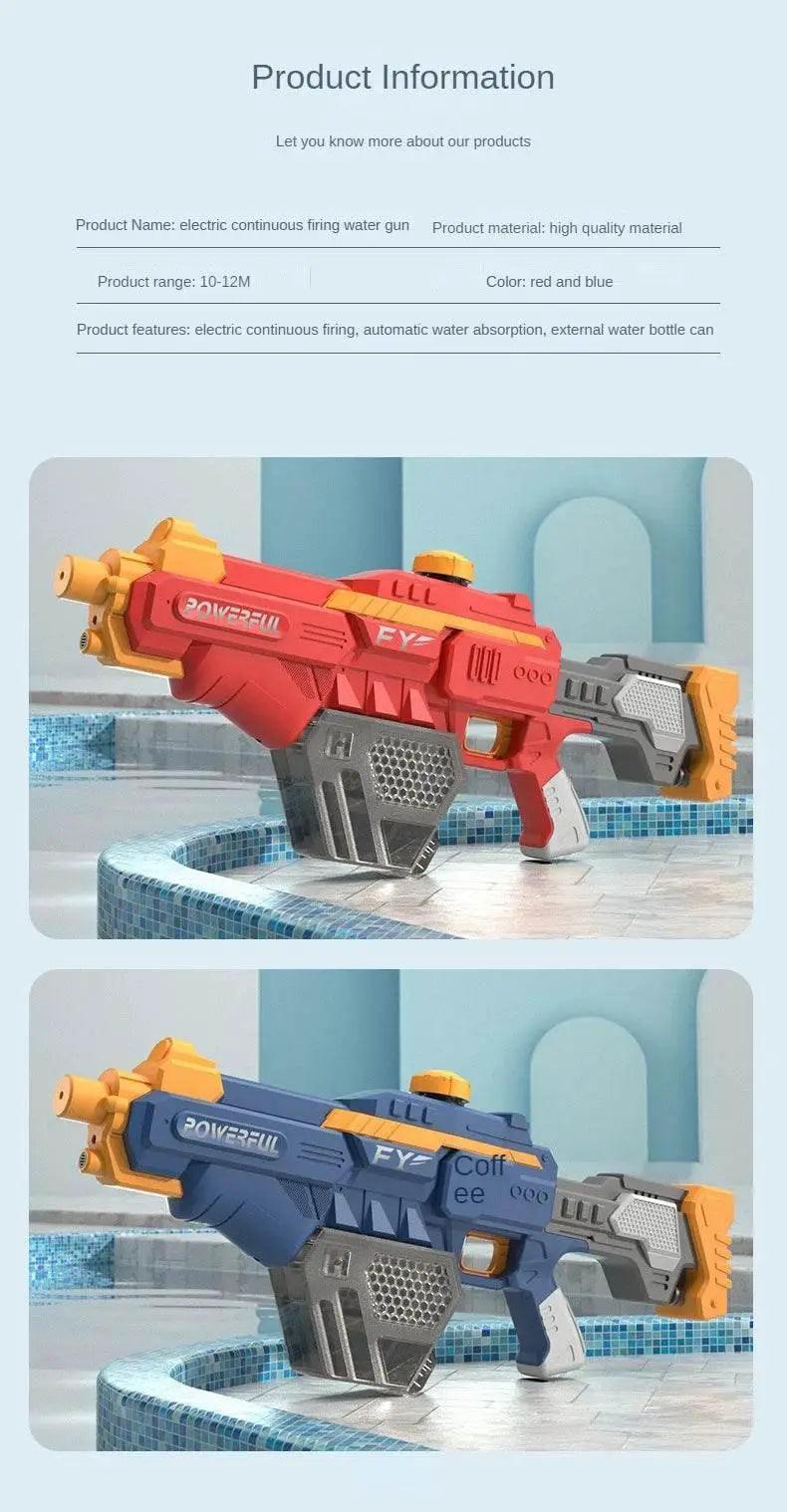 Electric Burst Water Gun for Children Automatic Absorb Water Continuous Firing Summer Outdoor Pool Fight Games Water Guns Toys -  ToylandEU™