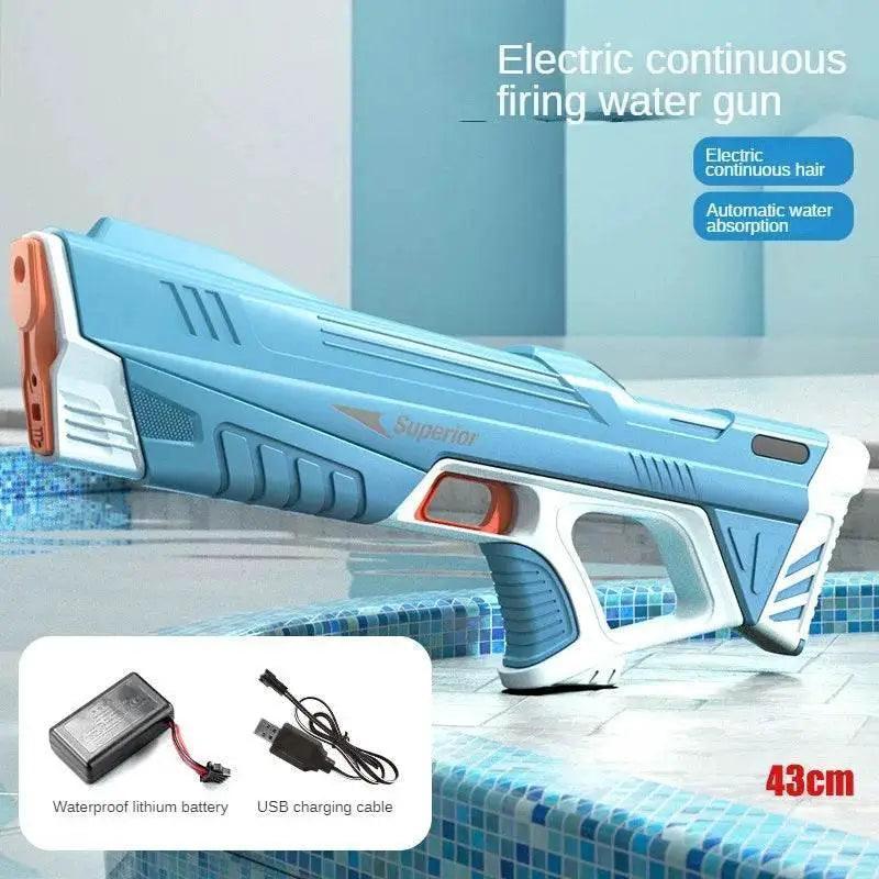  Electric Burst Water Gun for Children Automatic Absorb Water Continuous Firing Summer Outdoor Pool Fight Games Water Guns Toys -  ToylandEU™