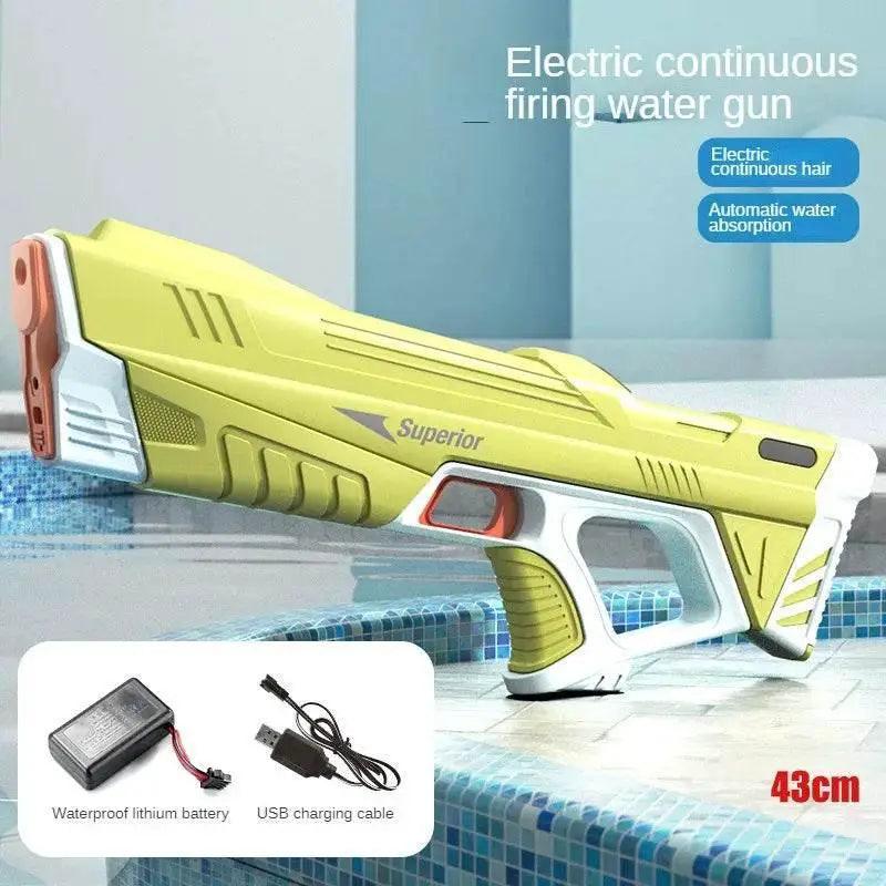  Electric Burst Water Gun for Children Automatic Absorb Water Continuous Firing Summer Outdoor Pool Fight Games Water Guns Toys -  ToylandEU™