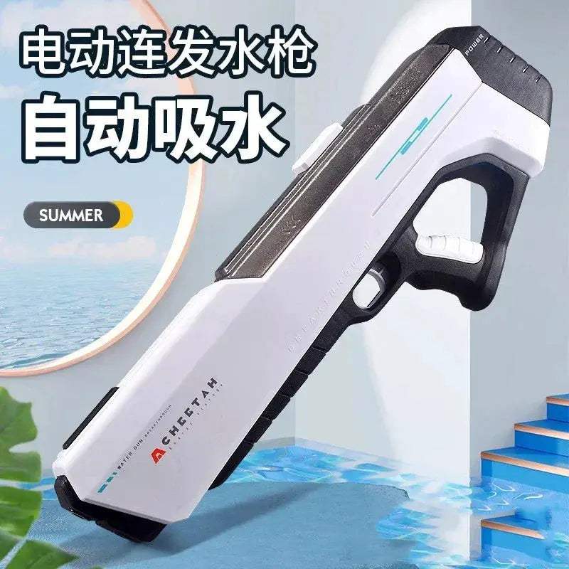 Electric Water Gun Blaster High Pressure Turbo Pool Toy - ToylandEU