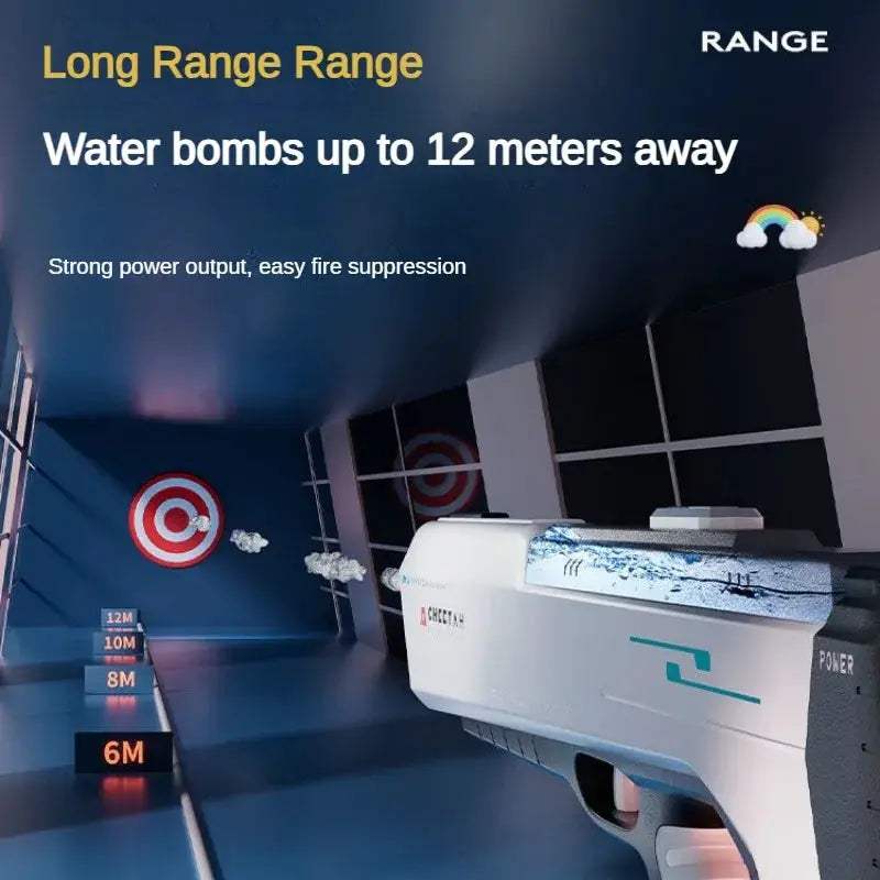 Electric Water Gun High Pressure Kids Summer Pool Fun - ToylandEU