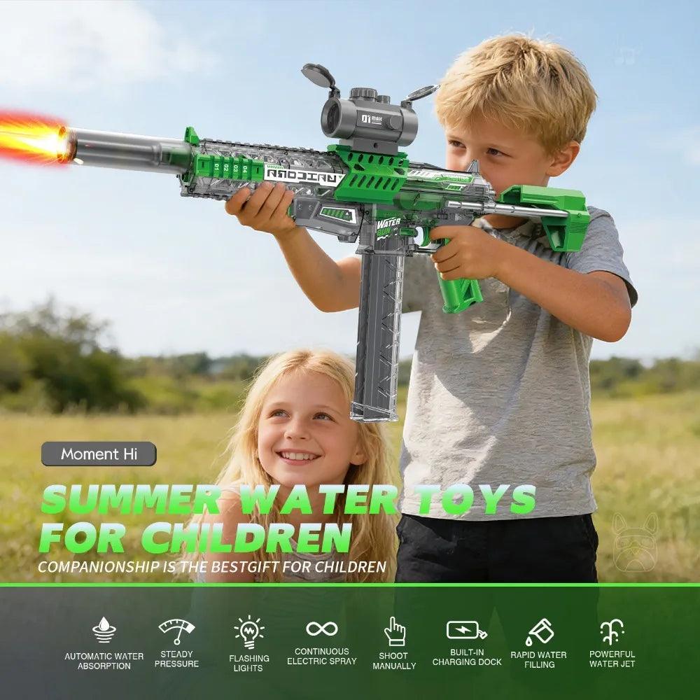 Electric Water Gun | LED Light Blaster | Toylandeu™
