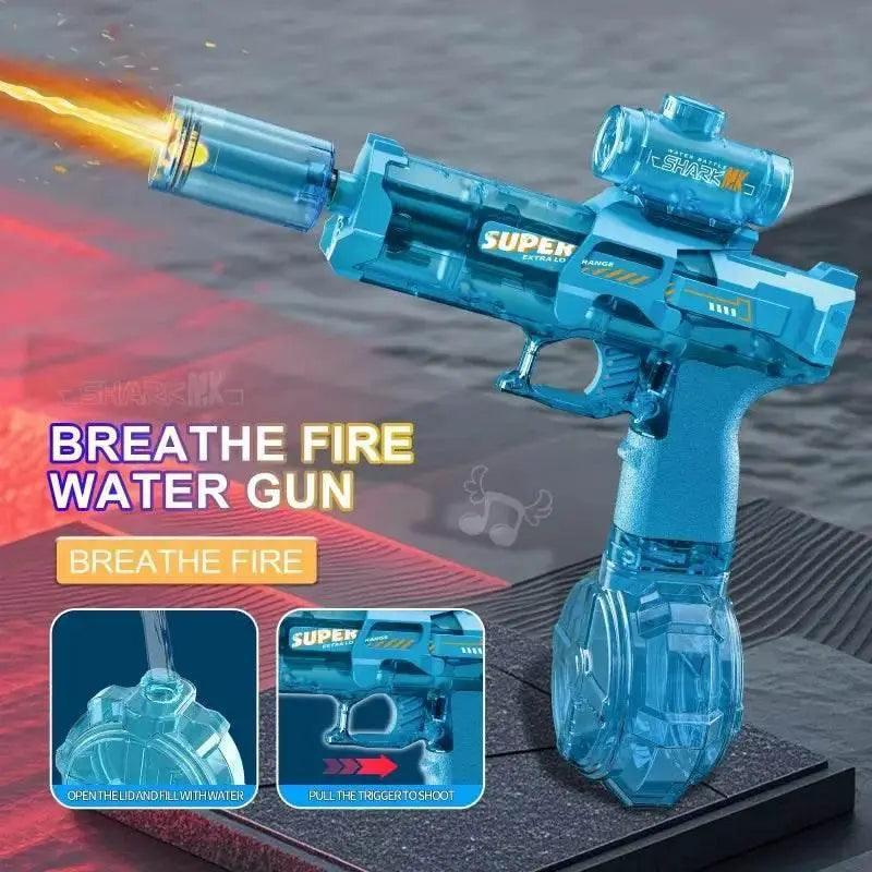  Led Light Emitting Electric Water Gun Toy With Automatic Sensor Lights For Kids Summer Outdoor Beach Pool Play -  ToylandEU™