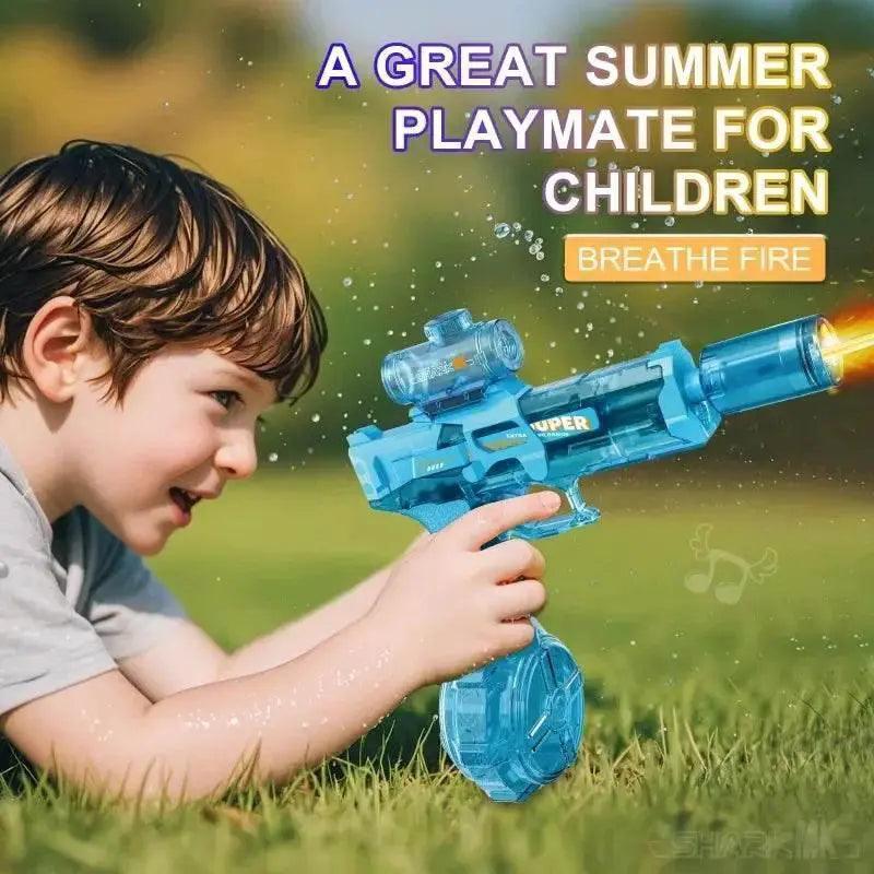  Led Light Emitting Electric Water Gun Toy With Automatic Sensor Lights For Kids Summer Outdoor Beach Pool Play -  ToylandEU™