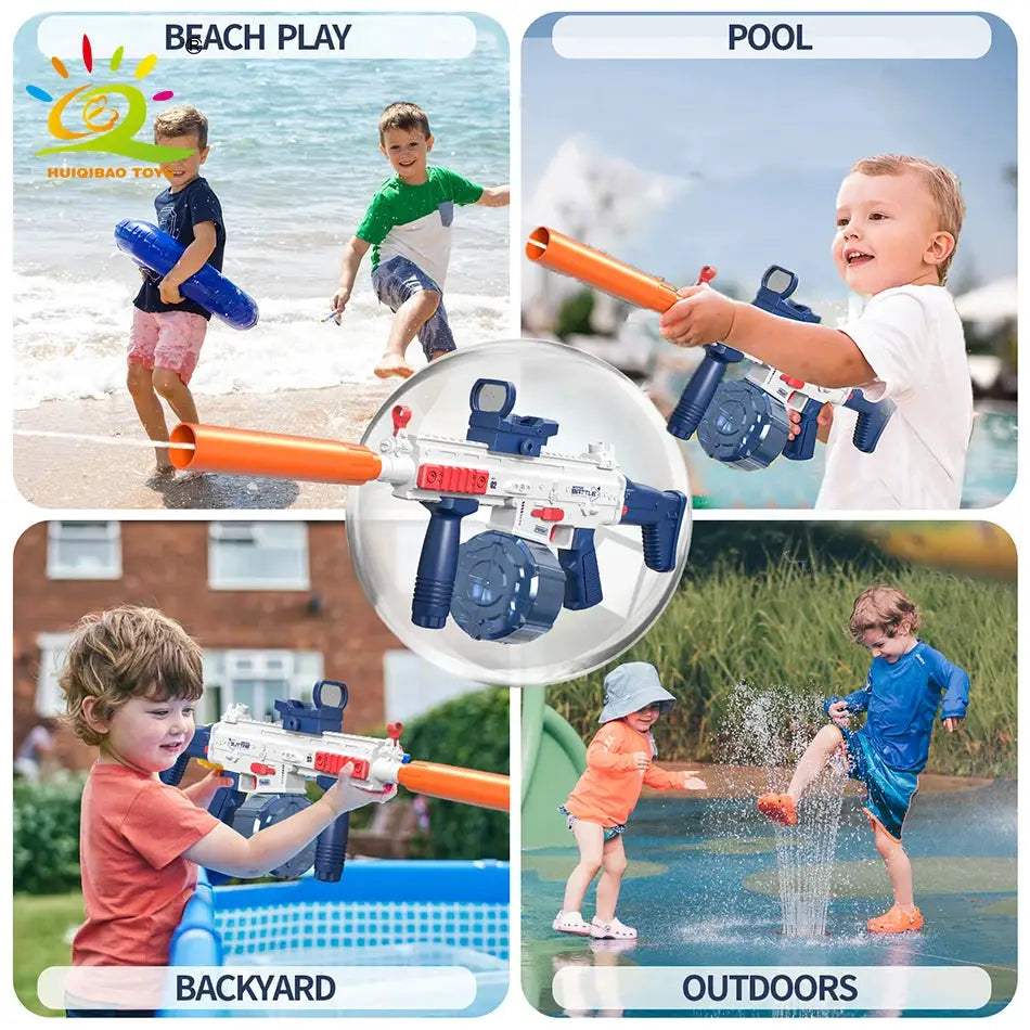 Electric Water Gun Long Distance Spraying Outdoors - ToylandEU