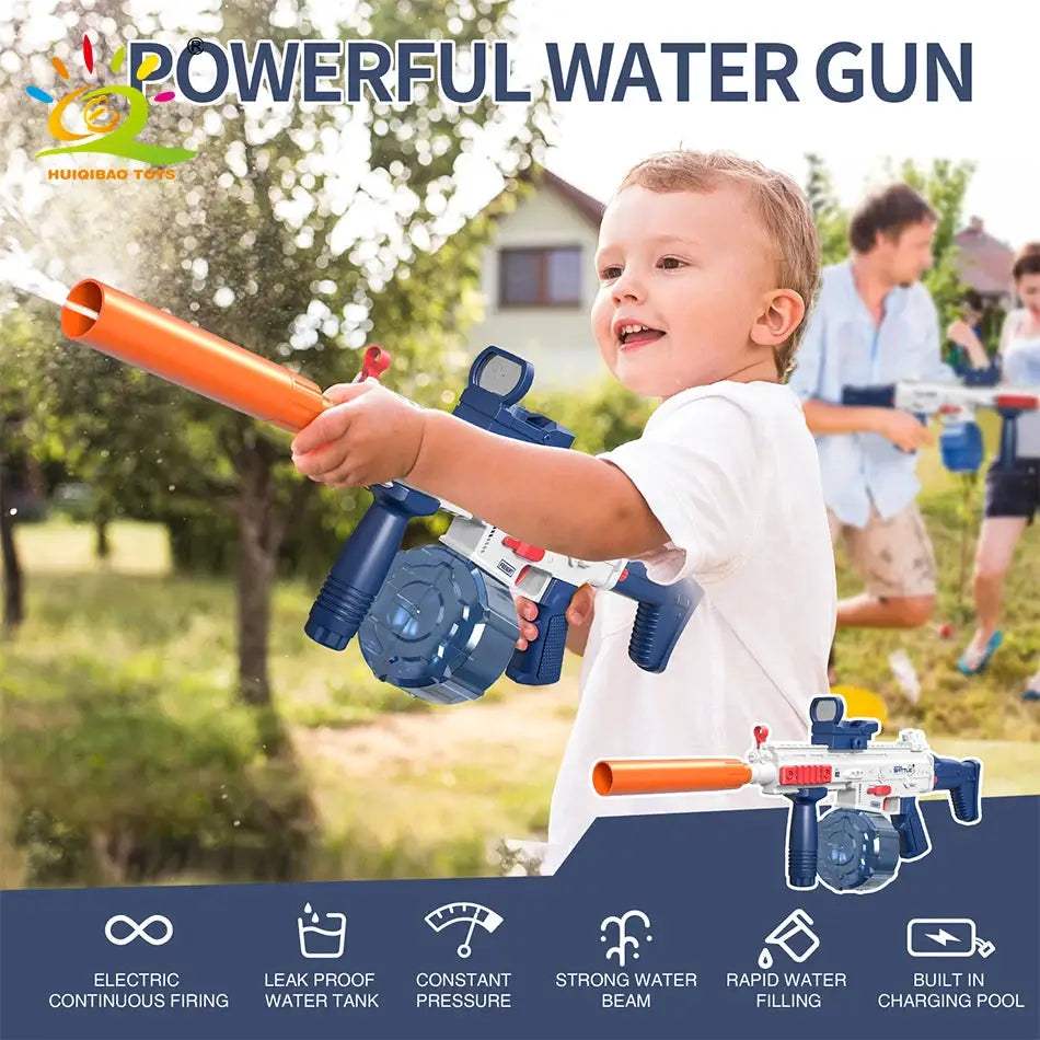 Electric Water Gun Long Distance Spraying Outdoors - ToylandEU