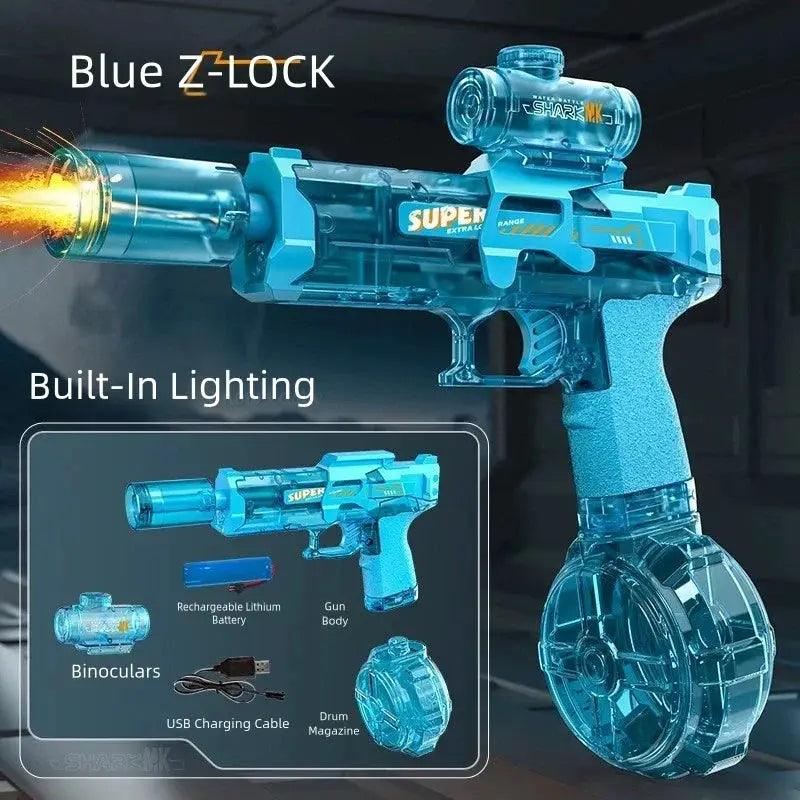  Electric Water Gun Long Range With Fire Spray Lights -  ToylandEU™