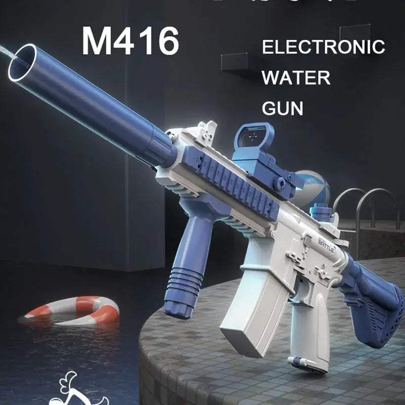 Electric Water Gun M416 Water Blaster With Large 280ML Tank - ToylandEU