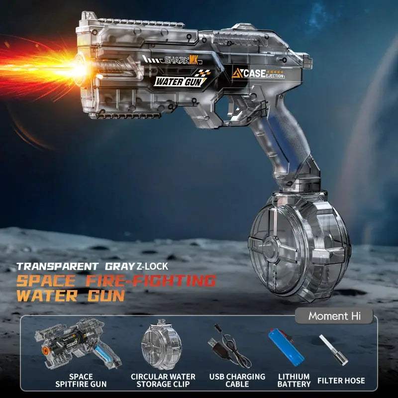 Electric Water Guns For Adults Powerful Squirt Automatic Water Suction Water Blasters Summer Outdoor Beach Toy For boys Kid Gift - ToylandEU