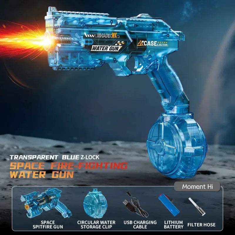 Electric Water Guns For Adults Powerful Squirt Automatic Water Suction Water Blasters Summer Outdoor Beach Toy For boys Kid Gift - ToylandEU