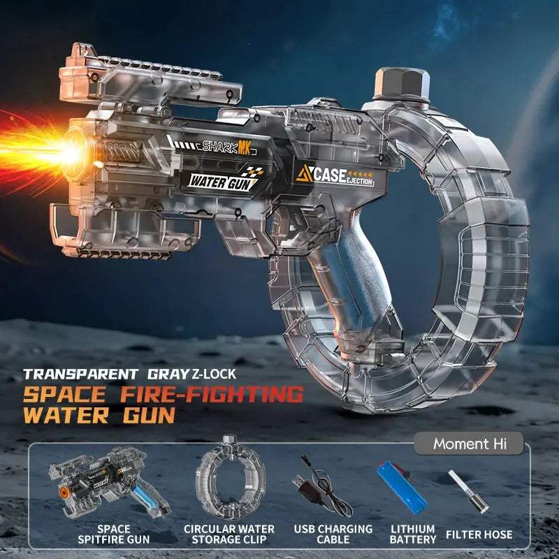 Electric Water Guns For Adults Powerful Squirt Automatic Water Suction Water Blasters Summer Outdoor Beach Toy For boys Kid Gift - ToylandEU