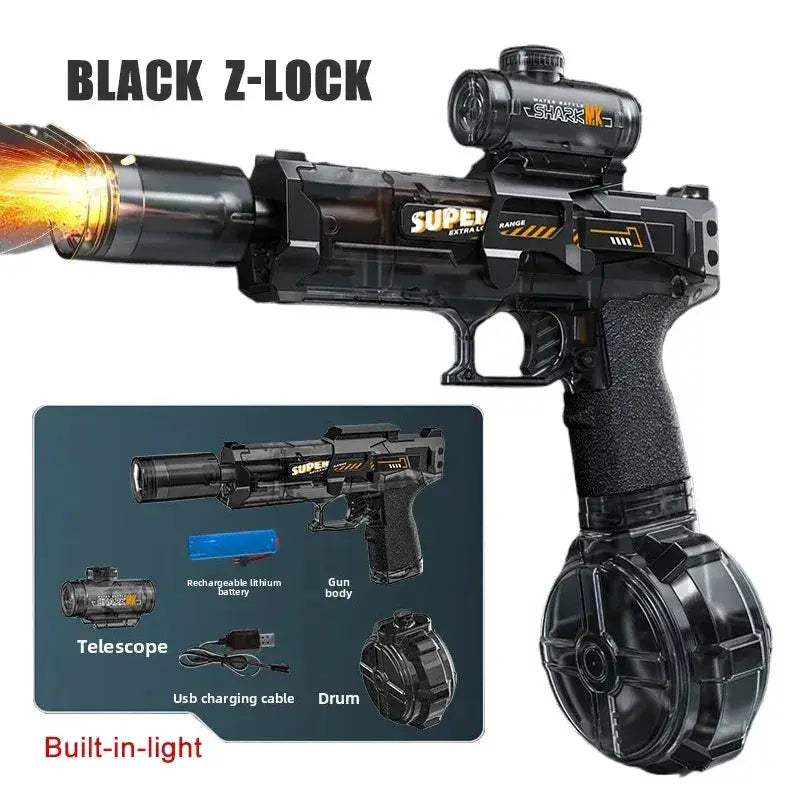 Electric Water Gun With Automatic Sensor Lights For Kids - ToylandEU