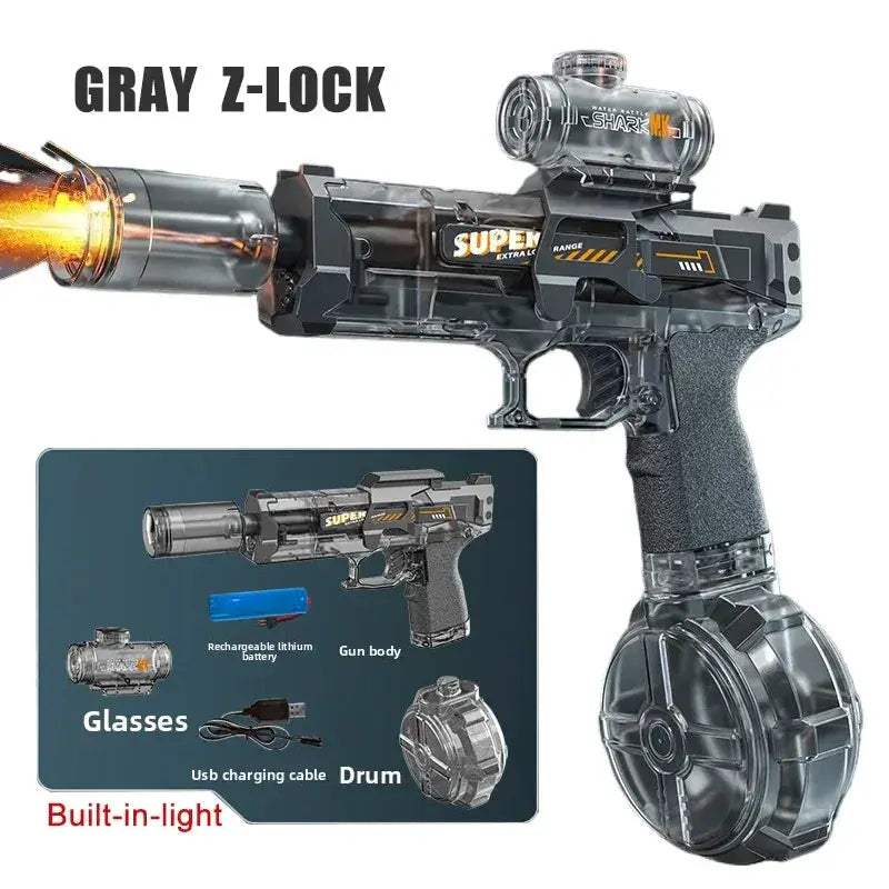 Electric Water Gun With Automatic Sensor Lights For Kids - ToylandEU