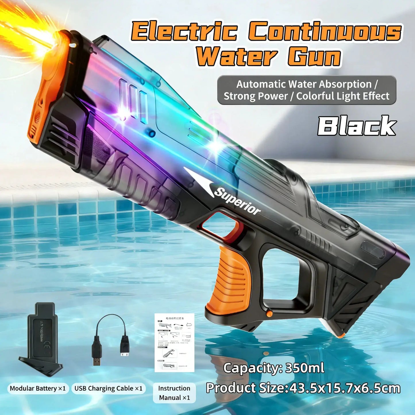  Electric Water Gun With Automatic Water Absorption -  ToylandEU™