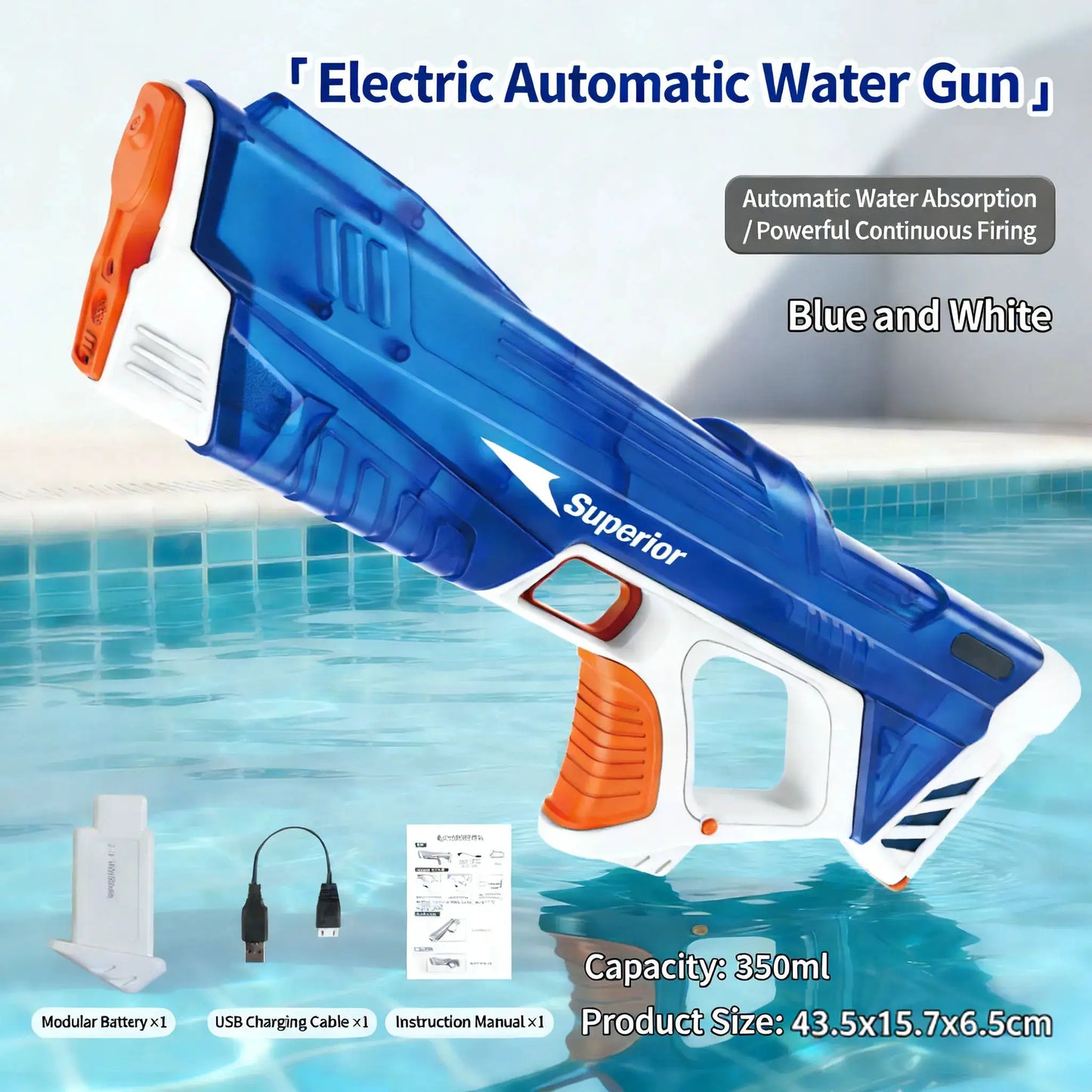  Electric Water Gun With Automatic Water Absorption -  ToylandEU™