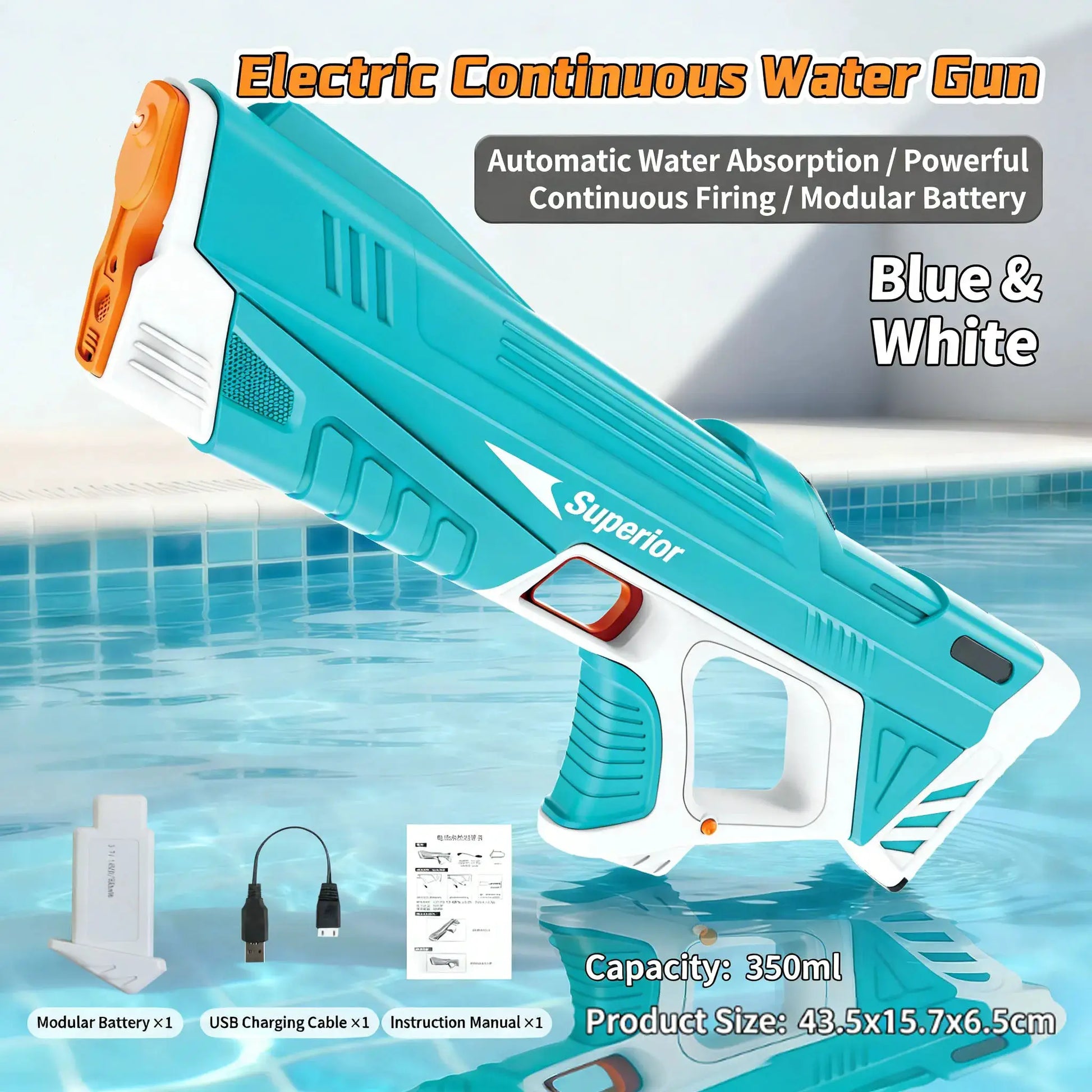  Electric Water Gun With Automatic Water Absorption -  ToylandEU™