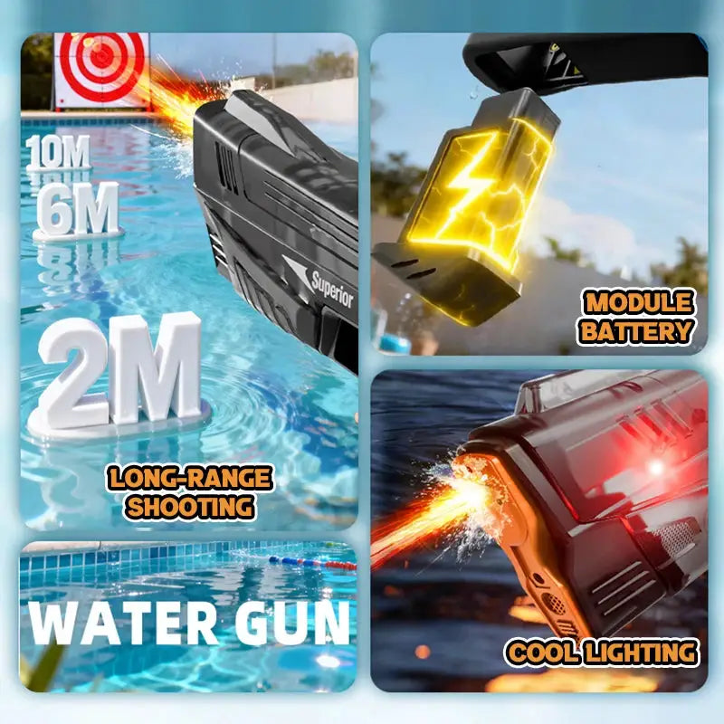 Electric Water Gun With Large Capacity For Pool Beach Fun - ToylandEU