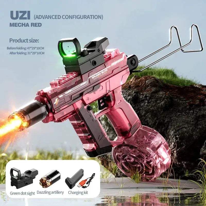 Electric Water Gun With Led Lights High Pressure Pool Fun - ToylandEU