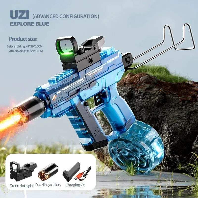 Electric Water Gun With Led Lights High Pressure Pool Fun - ToylandEU