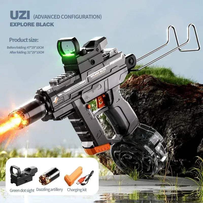Electric Water Gun With Led Lights High Pressure Pool Fun - ToylandEU