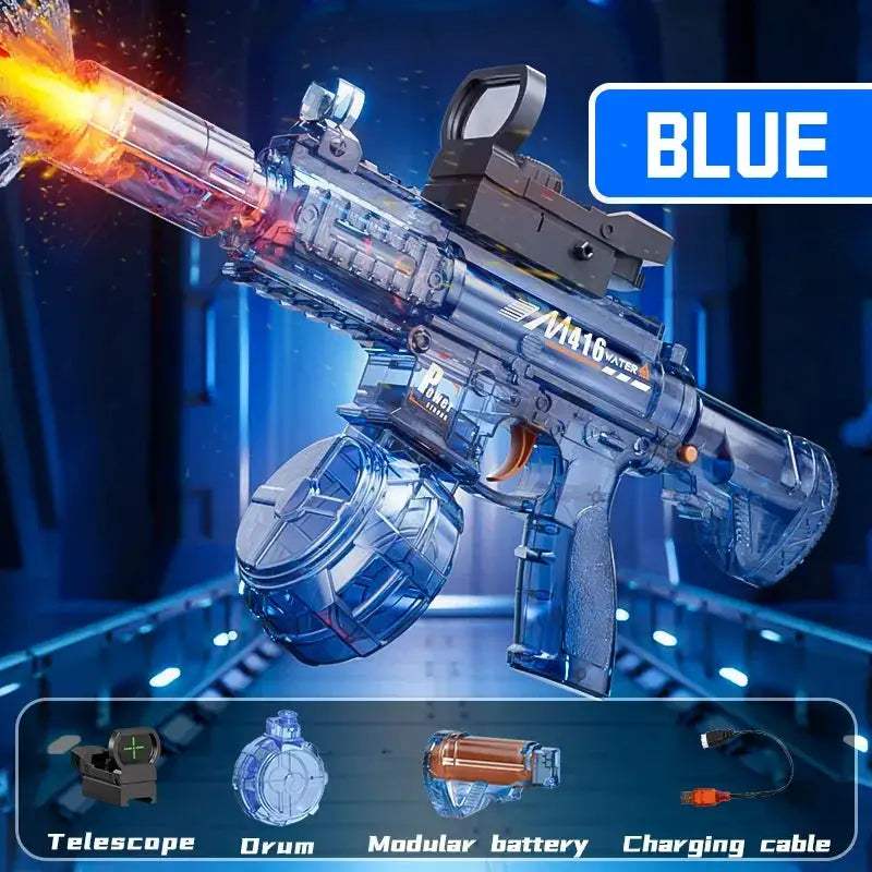 Electric Water Gun With Light Long Range Fun For Kids - ToylandEU