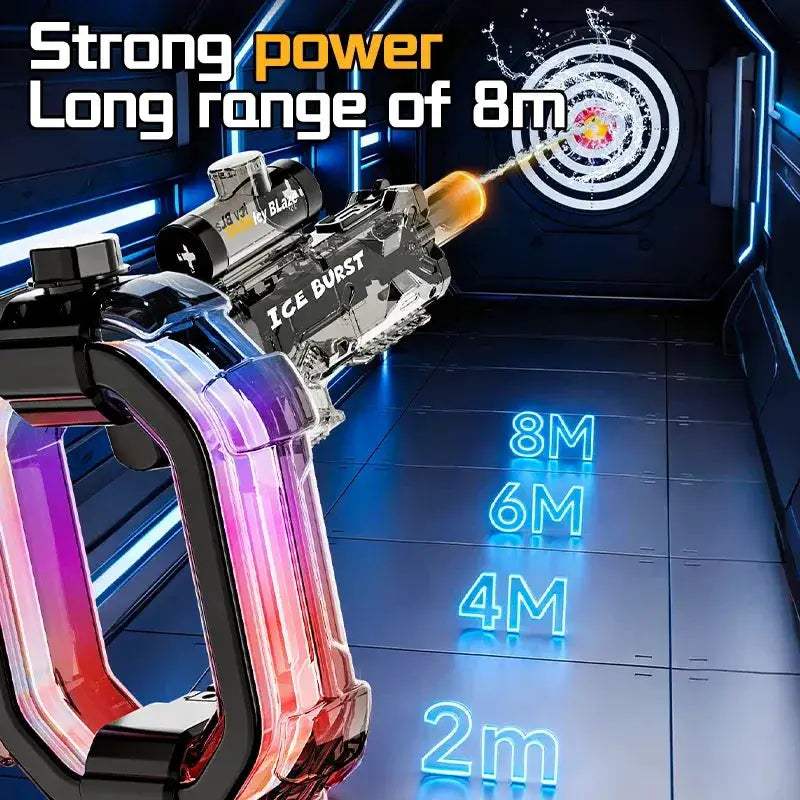 Electric Water Gun With Lights For Long Range Power - ToylandEU