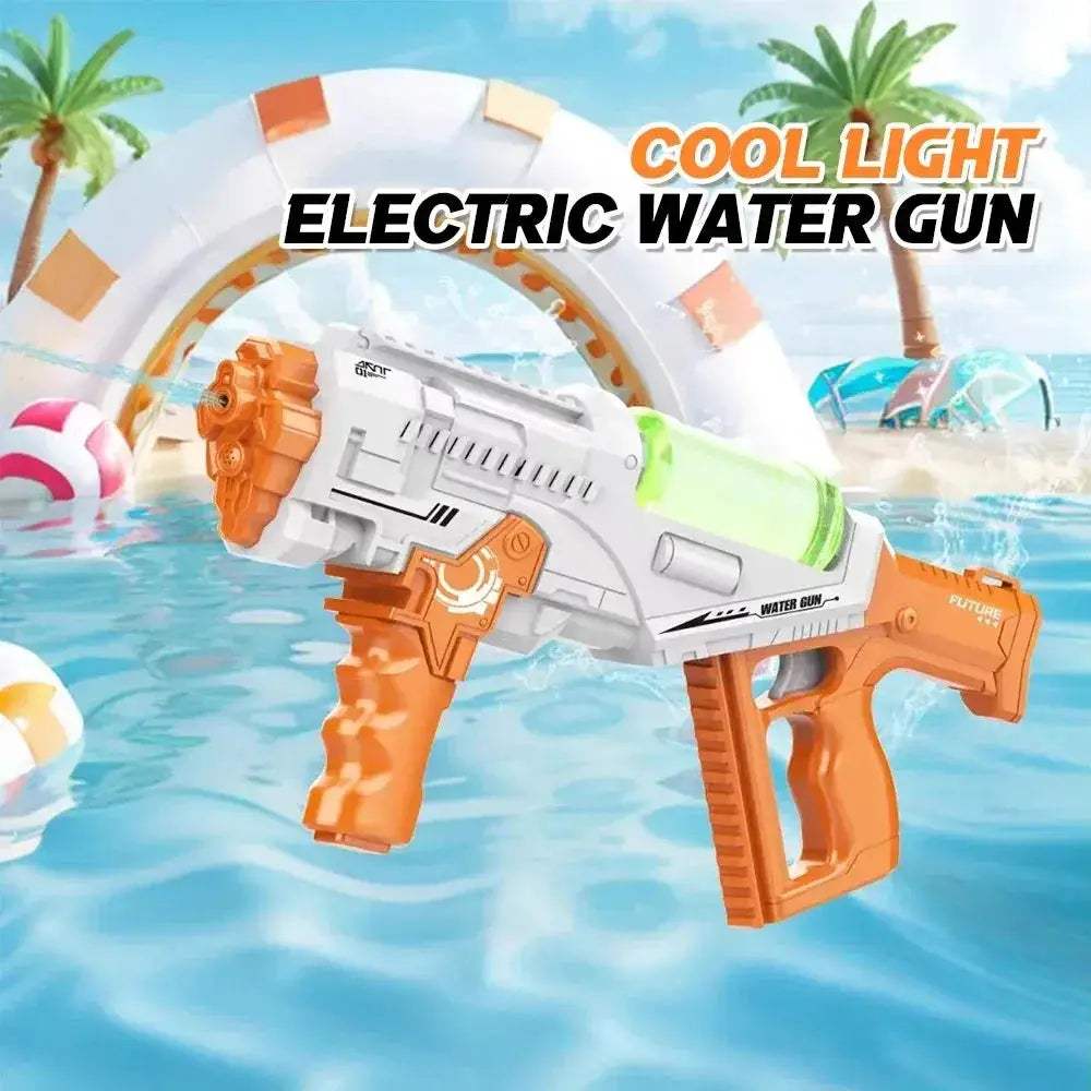 Electric Water Gun With Lights Large Capacity Rechargeable - ToylandEU