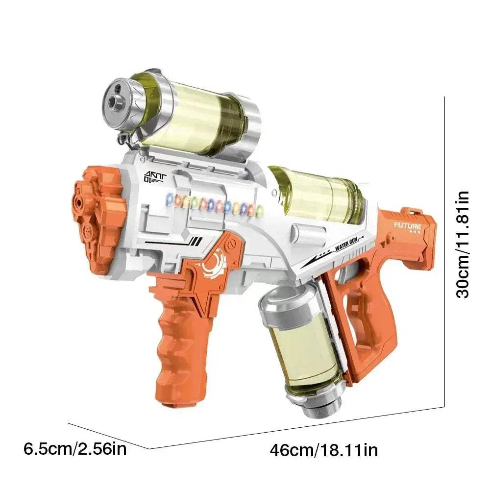Electric Water Gun With Lights Large Capacity Rechargeable - ToylandEU
