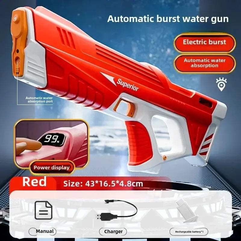 Electric Water Gun for Kids With Large Capacity Battery - ToylandEU
