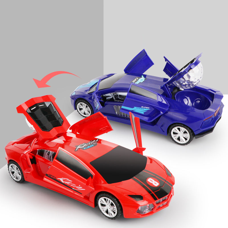 Adaptable Electric Police Car Toy for Boys, with Dancing and Rotating Features - ToylandEU