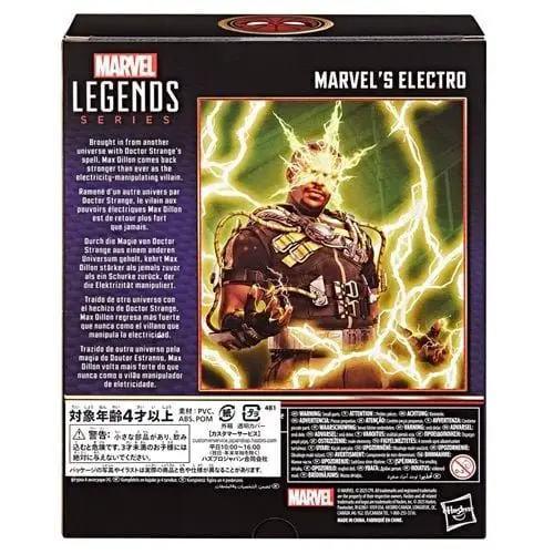 Electro Spider-Man Action Figure 6 Inch Marvel Legends -  ToylandEU™