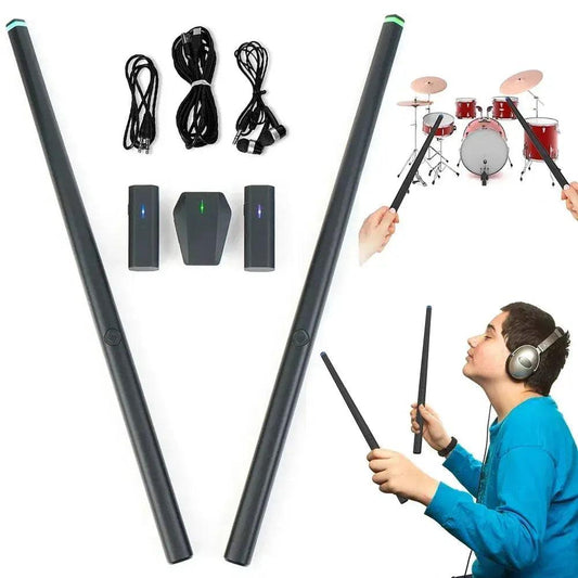  Electronic Air Drumsticks Portable Virtual Drum Kit -  ToylandEU™