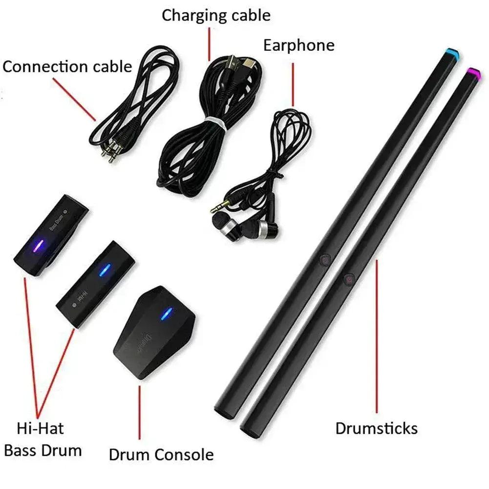  Electronic Air Drumsticks Pro Kit With Virtual Drums -  ToylandEU™