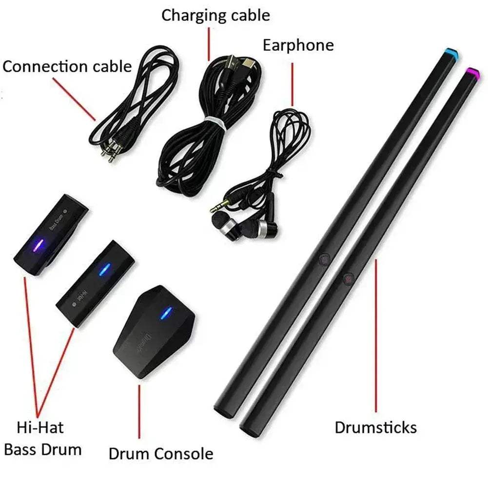  Electronic Air Drumsticks Pro Kit With Virtual Drums -  ToylandEU™