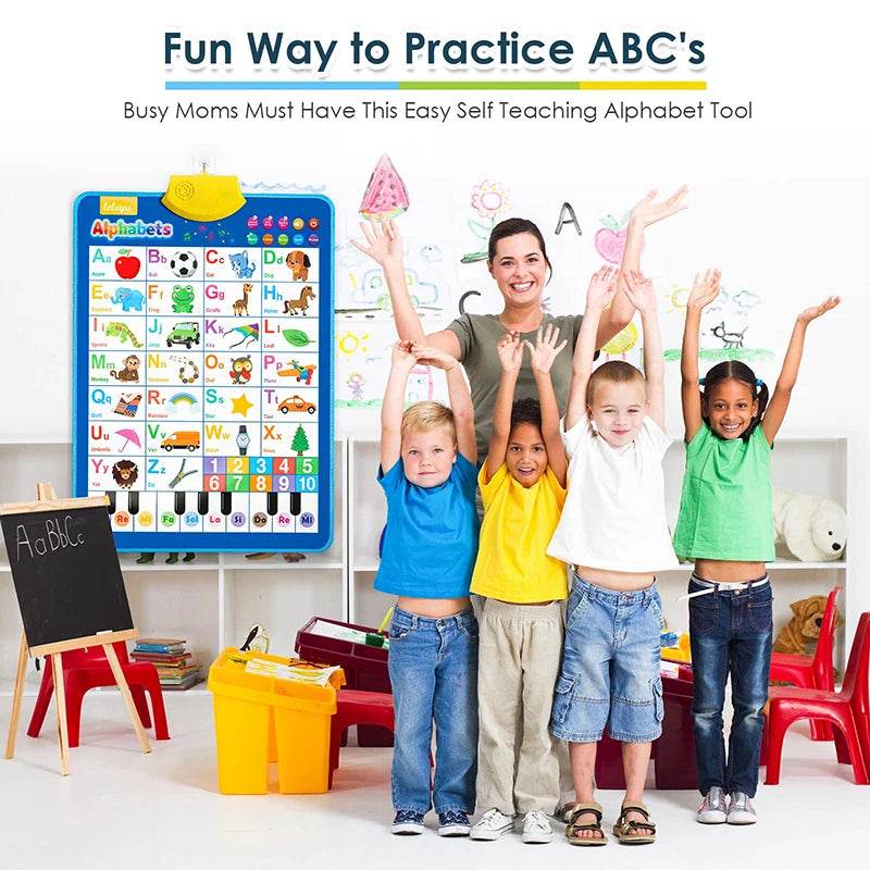 Electronic Alphabet Wall Chart Talking ABC For Toddlers - ToylandEU