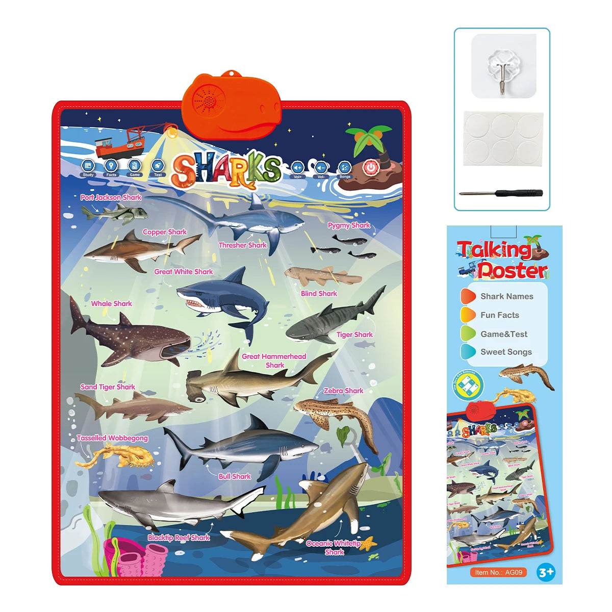 Electronic Alphabet Wall Chart Talking ABC For Toddlers - ToylandEU