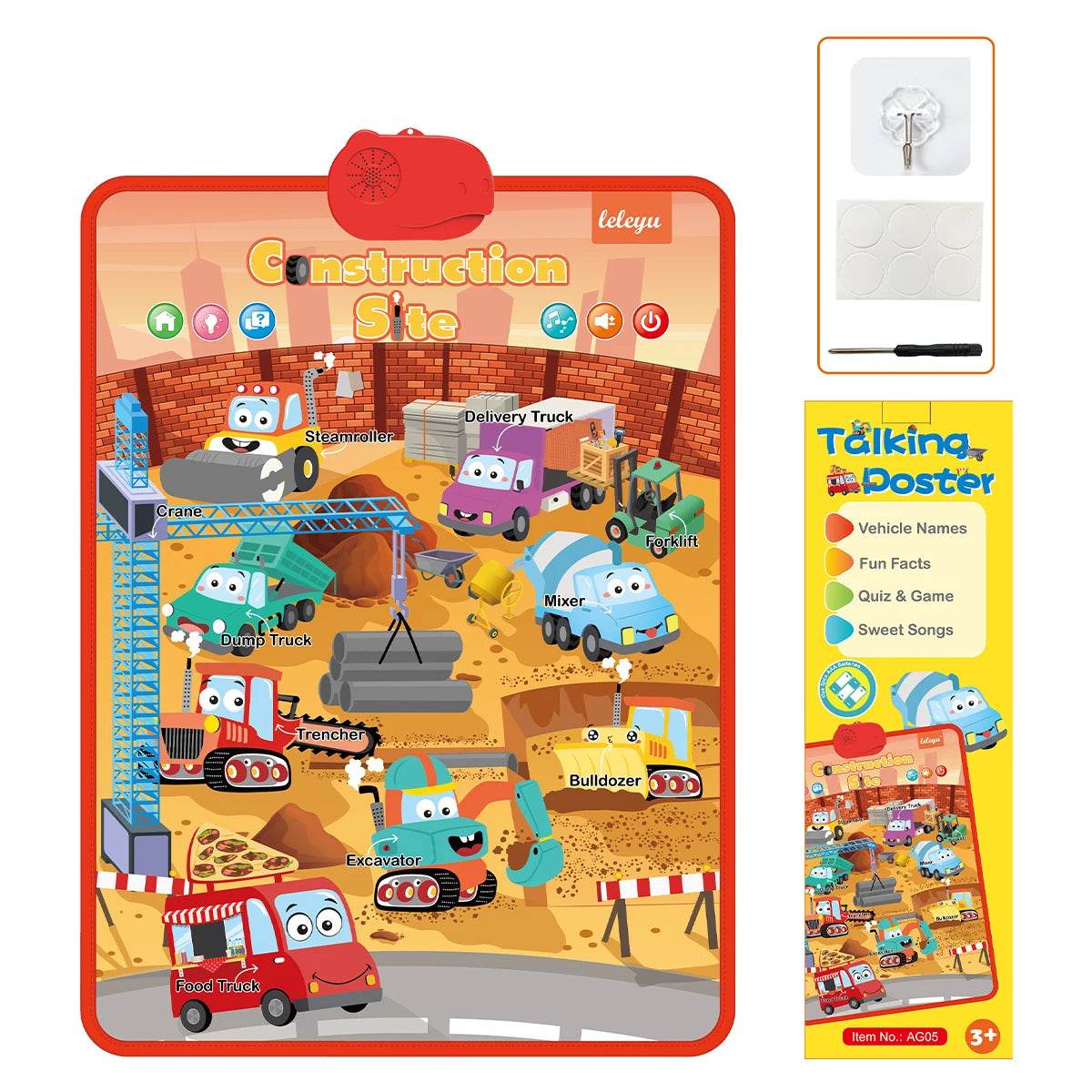 Electronic Alphabet Wall Chart Talking ABC For Toddlers - ToylandEU