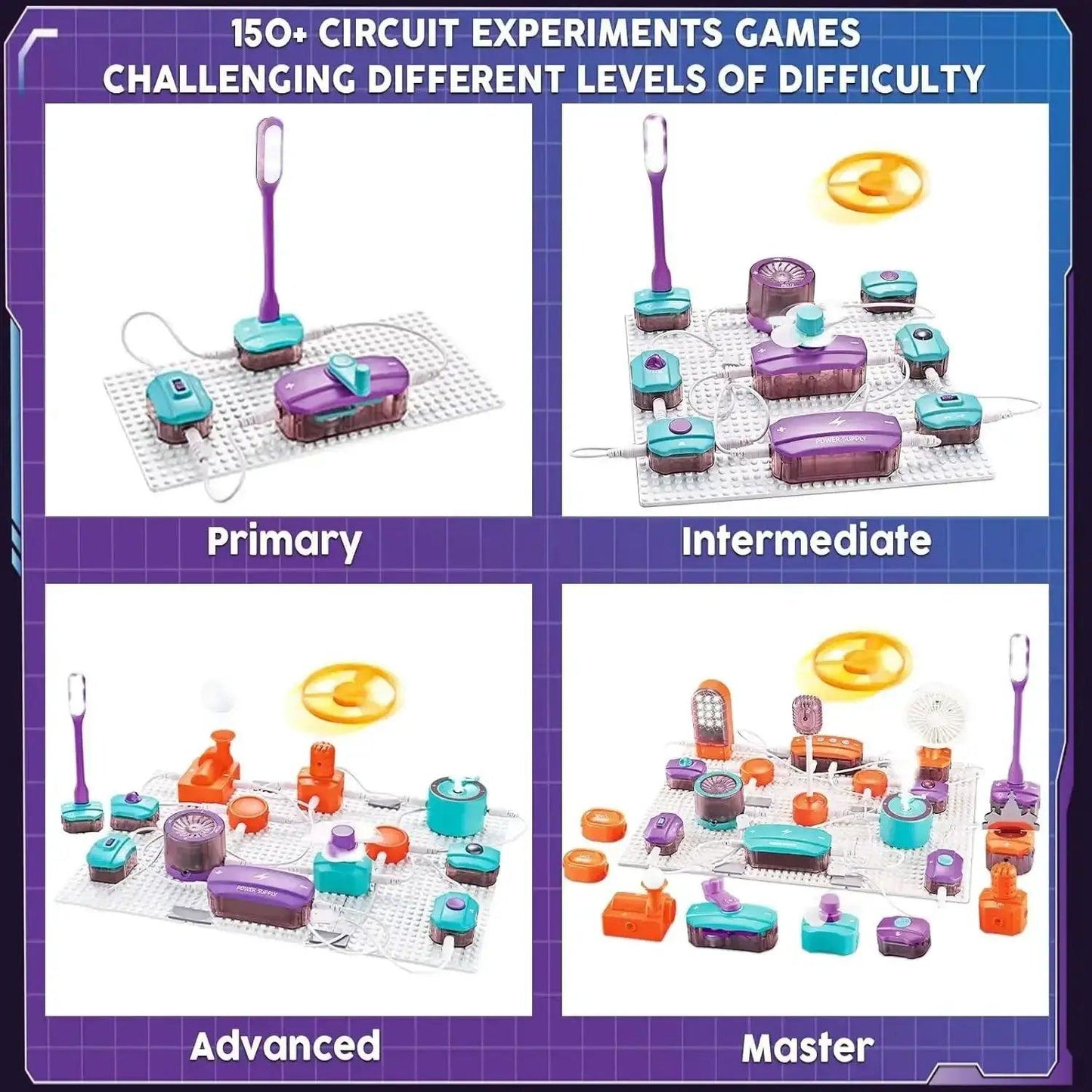  Electronic Building Blocks STEM Kit for Kids CE -  ToylandEU™