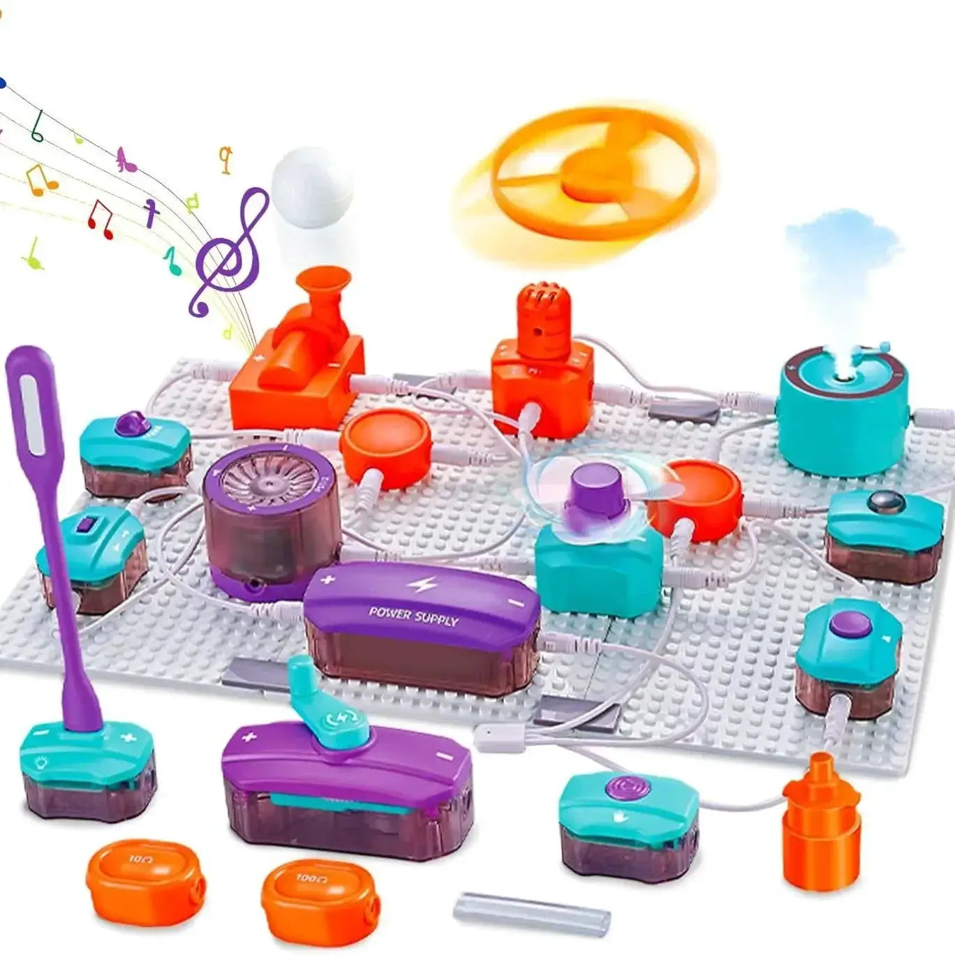 Electronic Building Blocks STEM Kit for Kids Circuit Experiments - ToylandEU