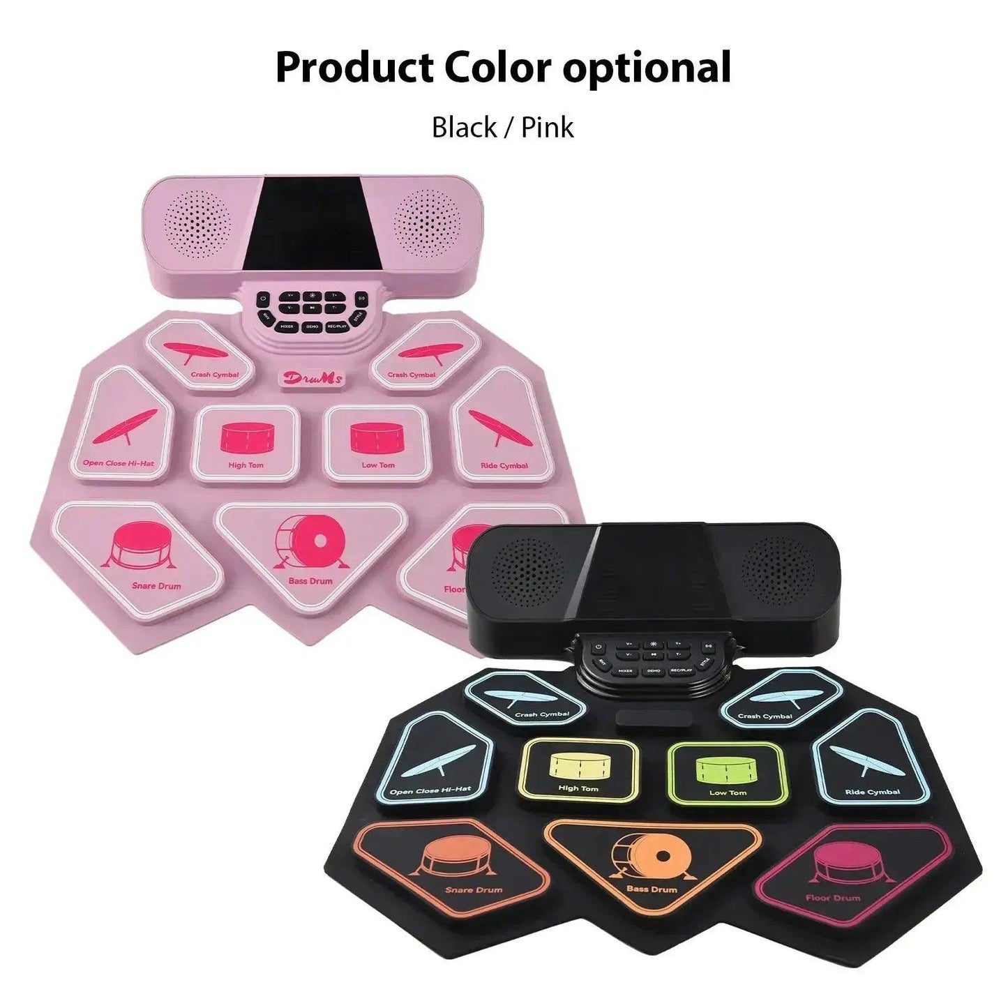  Electronic Drum Set With Dual Speakers Bluetooth MIDI -  ToylandEU™