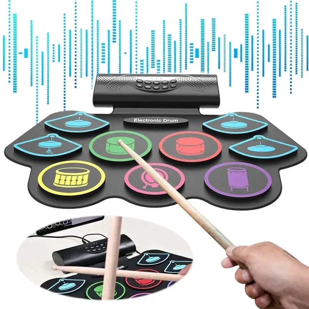 Electronic Drum Set With Sticks And Pedals For All Ages - ToylandEU