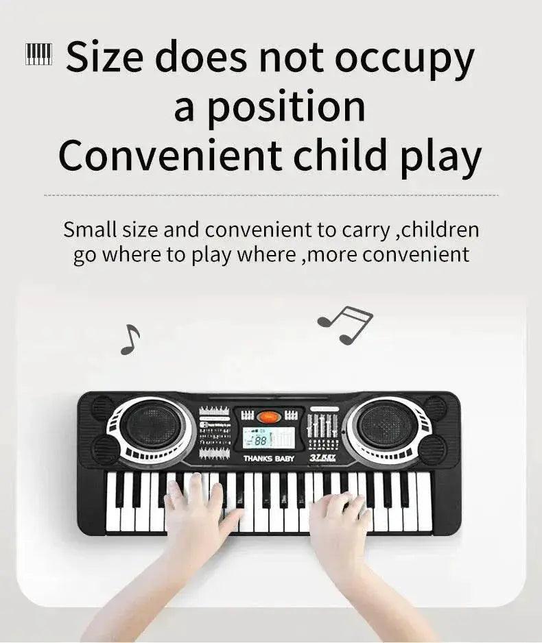  Portable 37 Keys Digital Keyboard LED Display Electronic Piano for Children Kids Educational Musical Instrument Toy -  ToylandEU™