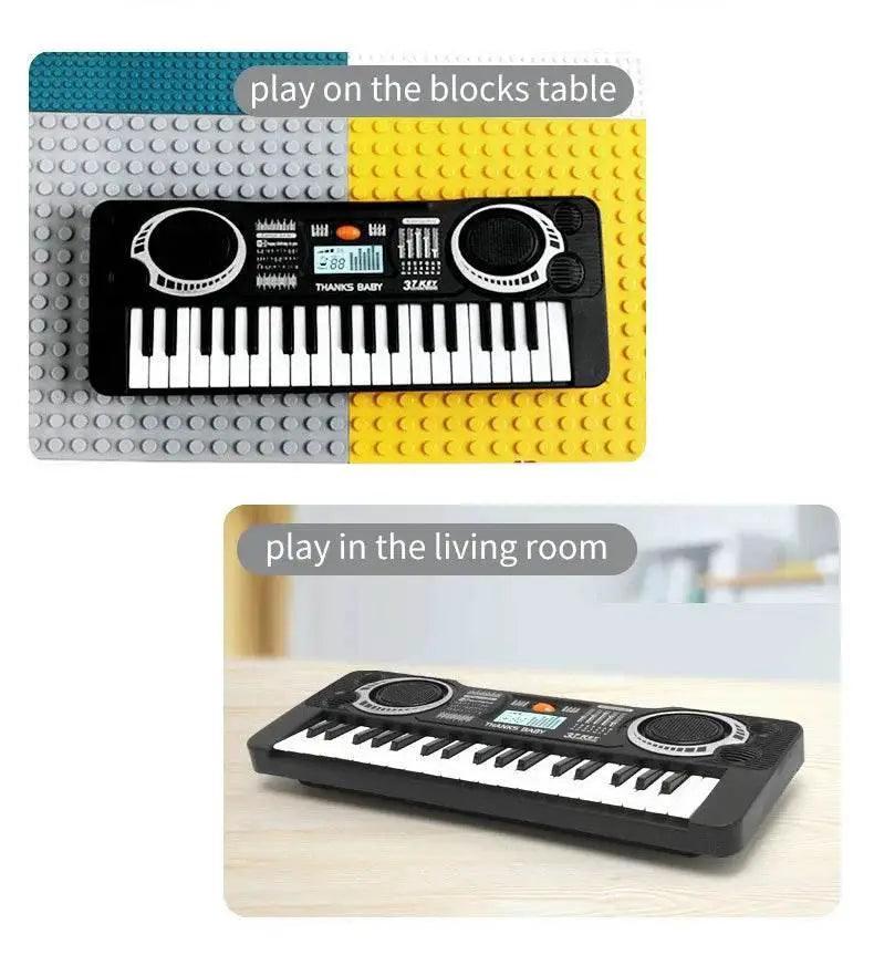  Portable 37 Keys Digital Keyboard LED Display Electronic Piano for Children Kids Educational Musical Instrument Toy -  ToylandEU™
