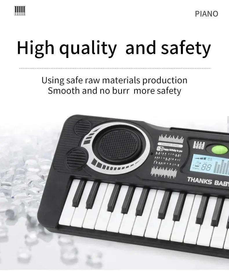  Portable 37 Keys Digital Keyboard LED Display Electronic Piano for Children Kids Educational Musical Instrument Toy -  ToylandEU™