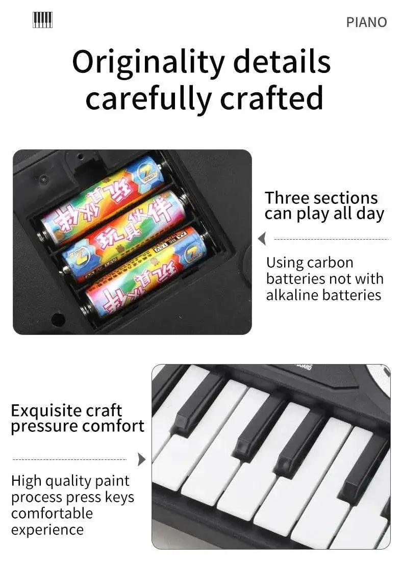  Portable 37 Keys Digital Keyboard LED Display Electronic Piano for Children Kids Educational Musical Instrument Toy -  ToylandEU™